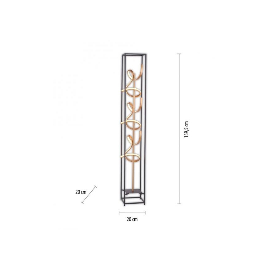 Paul Neuhaus 415-18 - LED Ściemnialna lampa podłogowa SELINA 3xLED/10,2W/230V