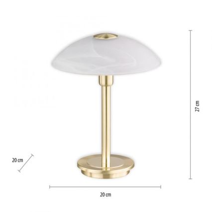 Paul Neuhaus 4235-60 - Ściemniana dotykowa lampa stołowa ENOVA 1xG9/28W/230V