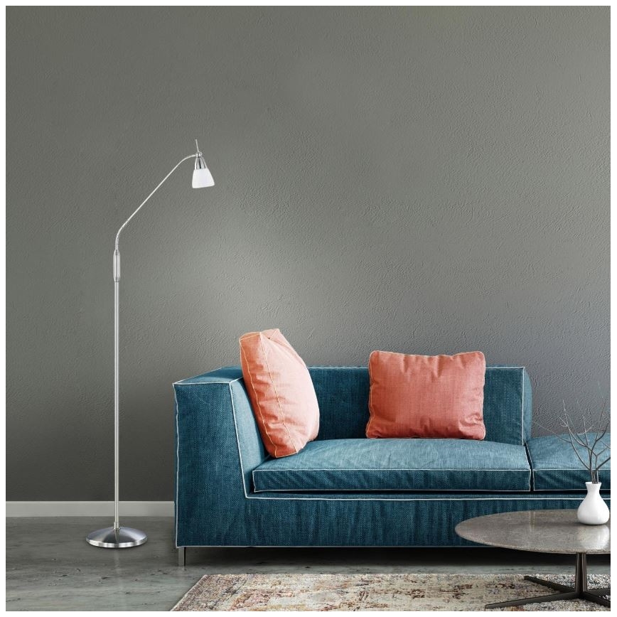 Paul Neuhaus 430-55 - LED Ściemniana lampa stojąca PINO 1xG9/28W/230V matowy chrom