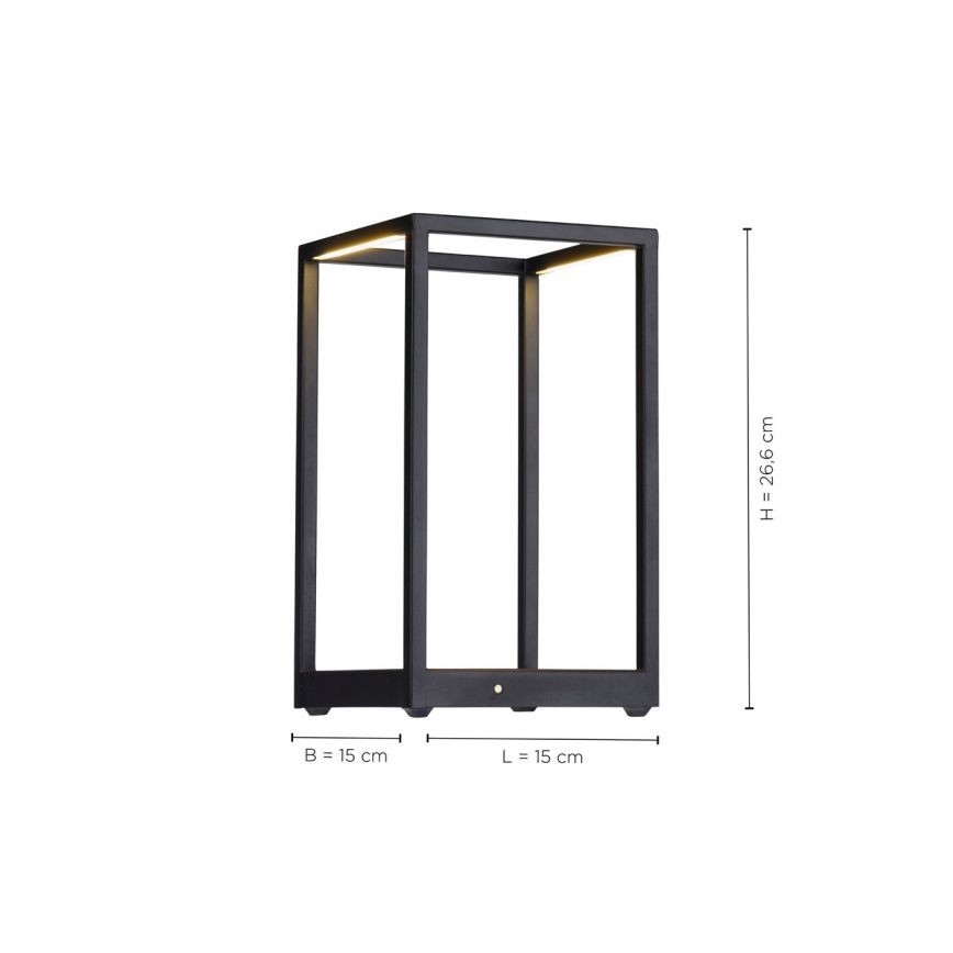 Paul Neuhaus 4401-18 - LED Ściemniana lampa stołowa CONTURA 2xLED/2,2W/230V