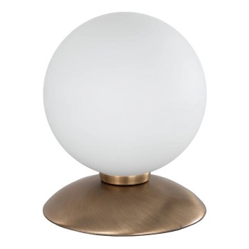 Paul Neuhaus 4437-11 - LED Ściemnialna dotykowa lampa stołowa BUBBA 1xG9/28W/230V mosiądz
