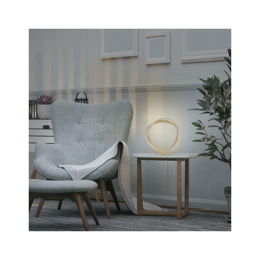 Paul Neuhaus 4531-12 - LED Lampa stołowa ściemnialna MELINDA LED/18W/230V złoty