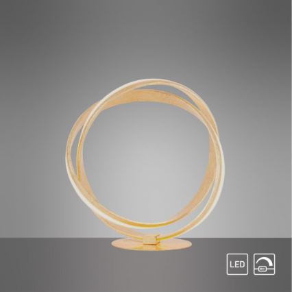 Paul Neuhaus 4531-12 - LED Lampa stołowa ściemnialna MELINDA LED/18W/230V złoty