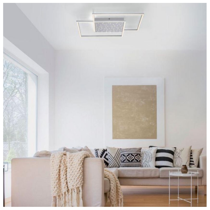 Paul Neuhaus 6024-55 - LED Ściemniany żyrandol natynkowy YUKI LED/49W/230V + pilot