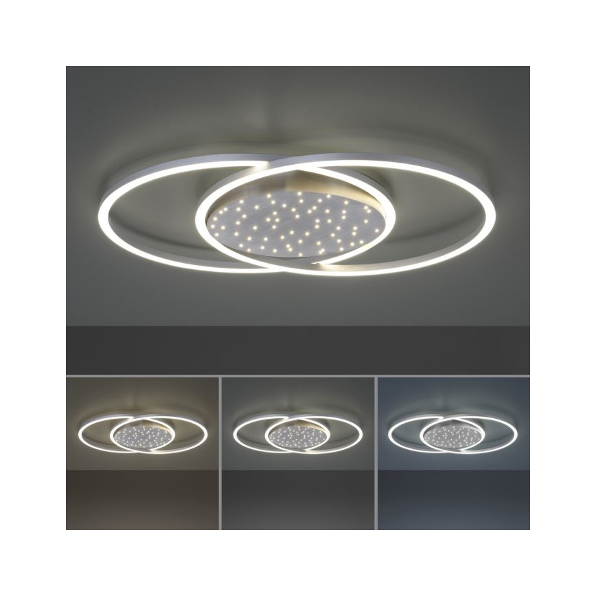 Paul Neuhaus 6025-55 - LED Ściemniany żyrandol natynkowy YUKI LED/48W/230V + pilot