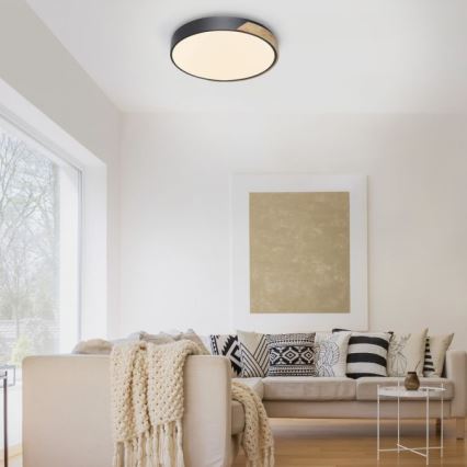 Paul Neuhaus 6071-18 - LED Plafon ściemnialny Q-PIATO LED/35W/230V śr. 51 cm 2700-5000K Wi-Fi + zdalne sterowanie