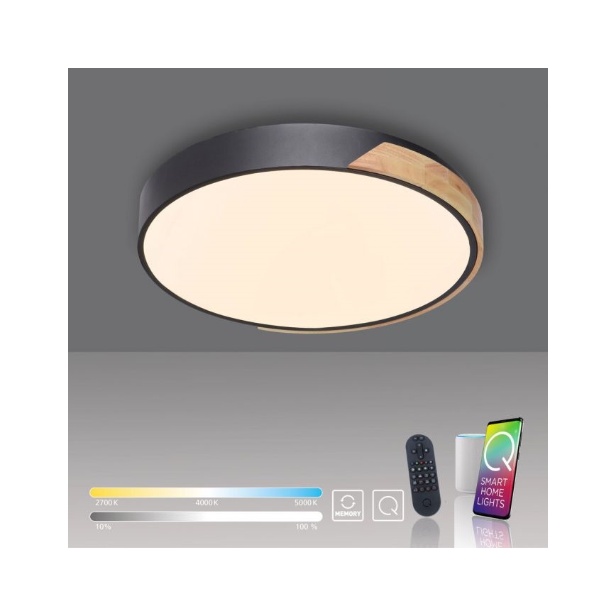 Paul Neuhaus 6071-18 - LED Plafon ściemnialny Q-PIATO LED/35W/230V śr. 51 cm 2700-5000K Wi-Fi + zdalne sterowanie