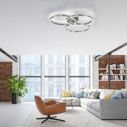 Paul Neuhaus 6233-55 - LED Plafon ściemnialny PAAN LED/45,5W/230V 2700-5000K + pilot zdalnego sterowania