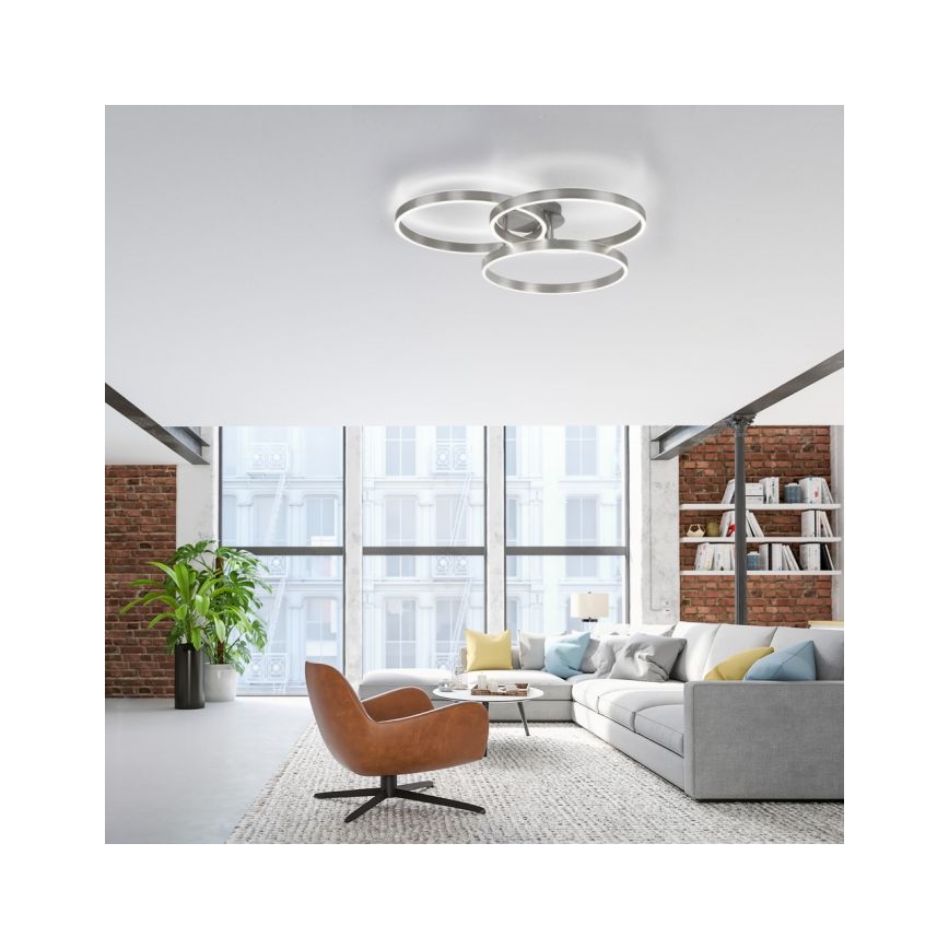 Paul Neuhaus 6233-55 - LED Plafon ściemnialny PAAN LED/45,5W/230V 2700-5000K + pilot zdalnego sterowania