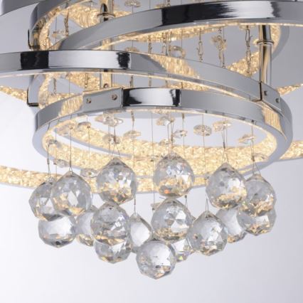 Paul Neuhaus 6267-17 - LED Plafon ściemnialny ROTAZO LED/32W/230V śr. 45 cm chrom błyszczący