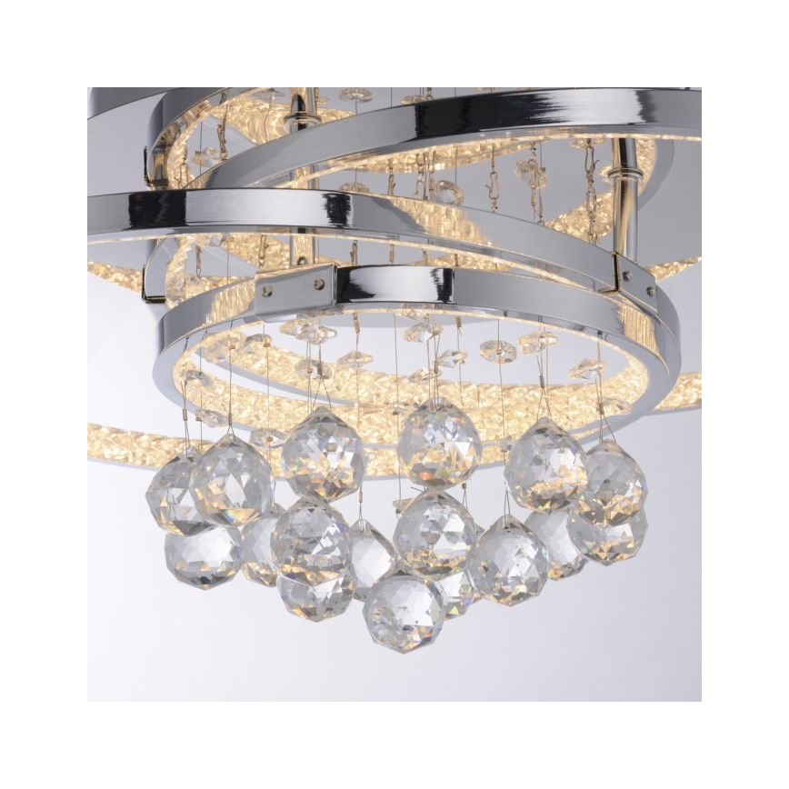 Paul Neuhaus 6267-17 - LED Plafon ściemnialny ROTAZO LED/32W/230V śr. 45 cm chrom błyszczący