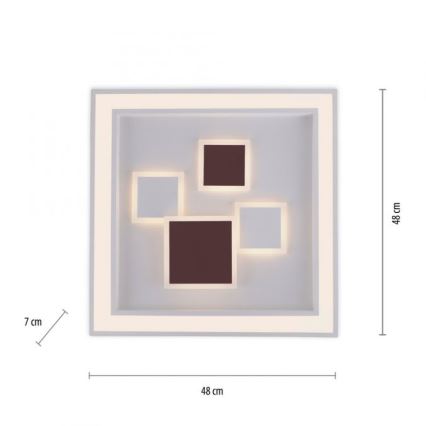 Paul Neuhaus 6283-16 - LED Plafon ściemnialny ELIZA LED/30W/230V + LED/18,5W