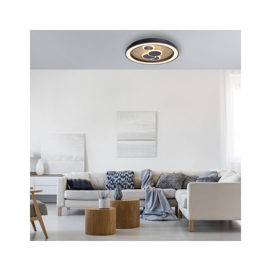 Paul Neuhaus 6284-79 - LED Plafon ELIZA LED/55,5W/230V śr. 60 cm dąb
