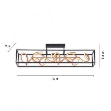 Paul Neuhaus 6473-18 - LED Żyrandol ściemnialny SELINA 4xLED/10,2W/230V