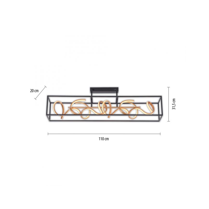 Paul Neuhaus 6473-18 - LED Żyrandol ściemnialny SELINA 4xLED/10,2W/230V