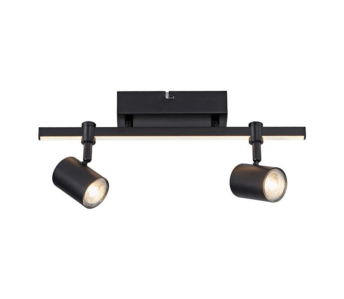 Paul Neuhaus 6524-18 - LED Oświetlenie punktowe BARIK 2xGU10/4,5W/230V + LED/5W
