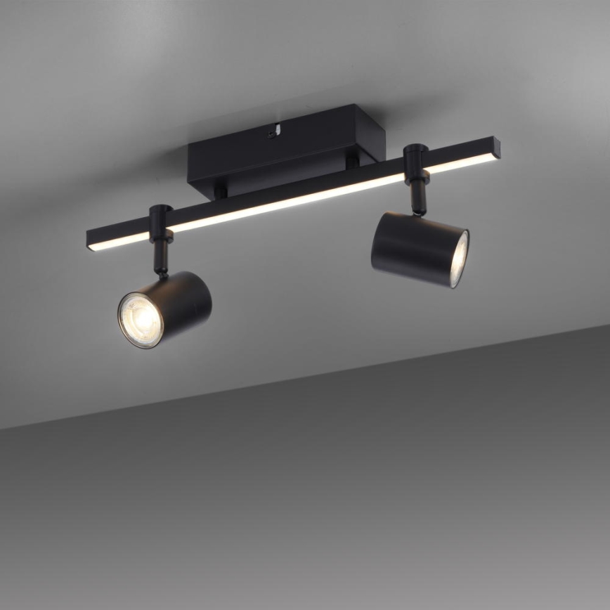 Paul Neuhaus 6524-18 - Oprawa punktowa LED BARIK 2xGU10/4,5W/230V + LED/5W