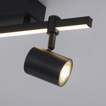 Paul Neuhaus 6524-18 - Oprawa punktowa LED BARIK 2xGU10/4,5W/230V + LED/5W