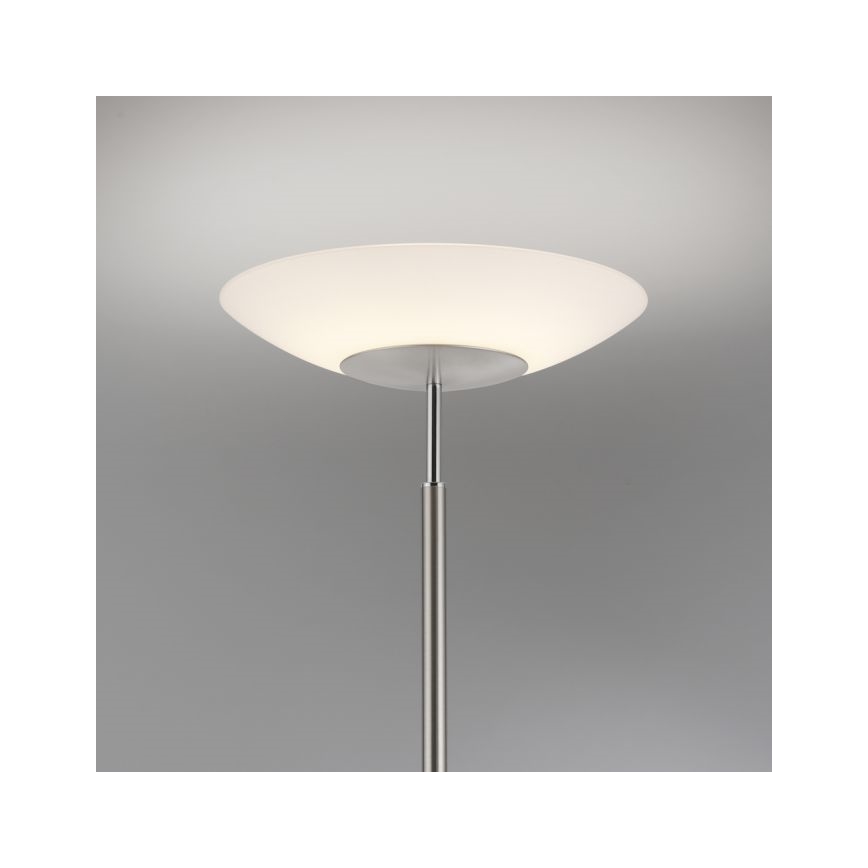 Paul Neuhaus 655-55 - LED Lampa podłogowa ściemnialna ALFRED 1xLED/28W+1xLED/4W/230V chrom błyszczący