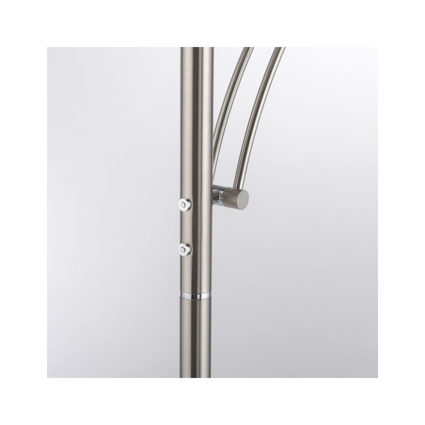 Paul Neuhaus 655-55 - LED Lampa podłogowa ściemnialna ALFRED 1xLED/28W+1xLED/4W/230V chrom błyszczący