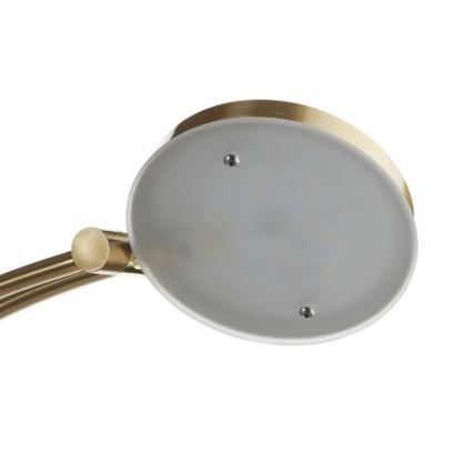 Paul Neuhaus 655-60 - LED ściemnialna lampa stojąca ALFRED LED/28W/230V+LED/4W/230V mosiądz
