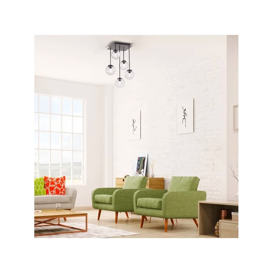 Paul Neuhaus 6719-18 - LED Żyrandol na drążku WIDOW 5xG9/3W/230V