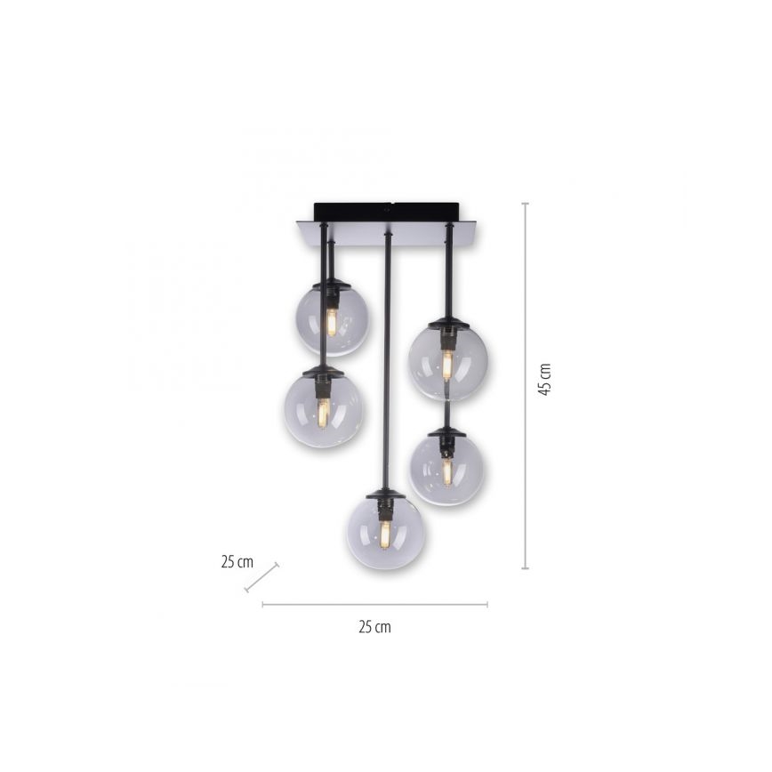 Paul Neuhaus 6719-18 - LED Żyrandol na drążku WIDOW 5xG9/3W/230V