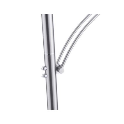 Paul Neuhaus 673-55 - LED Lampa podłogowa ściemnialna ARTUR 2xLED/21W/230V+1xLED/6W chrom błyszczący