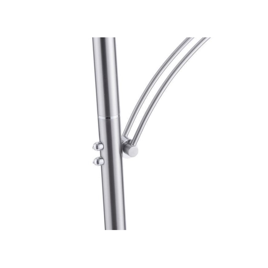 Paul Neuhaus 673-55 - LED Lampa podłogowa ściemnialna ARTUR 2xLED/21W/230V+1xLED/6W chrom błyszczący