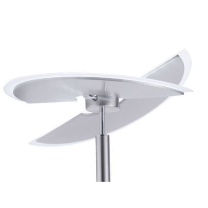 Paul Neuhaus 673-55 - LED Lampa podłogowa ściemnialna ARTUR 2xLED/21W/230V+1xLED/6W chrom błyszczący