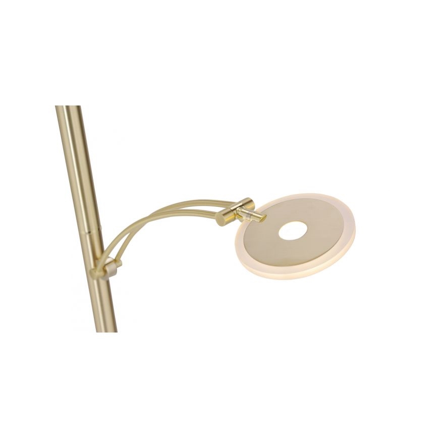 Paul Neuhaus 673-60 - LED ściemnialna lampa stojąca ARTUR 2xLED/21W/230V+LED/6W złota