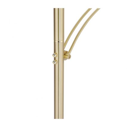 Paul Neuhaus 673-60 - LED ściemnialna lampa stojąca ARTUR 2xLED/21W/230V+LED/6W złota