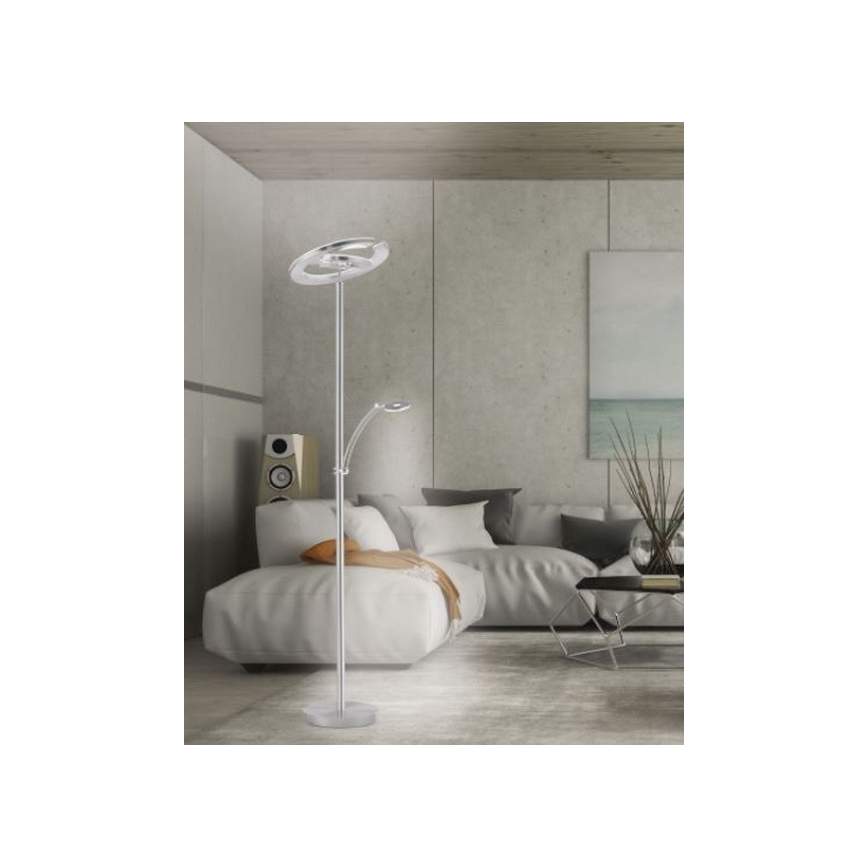 Paul Neuhaus 680-55 - LED Ściemniana lampa podłogowa MARTIN 1xLED/36,5W/230V + LED/5,7W
