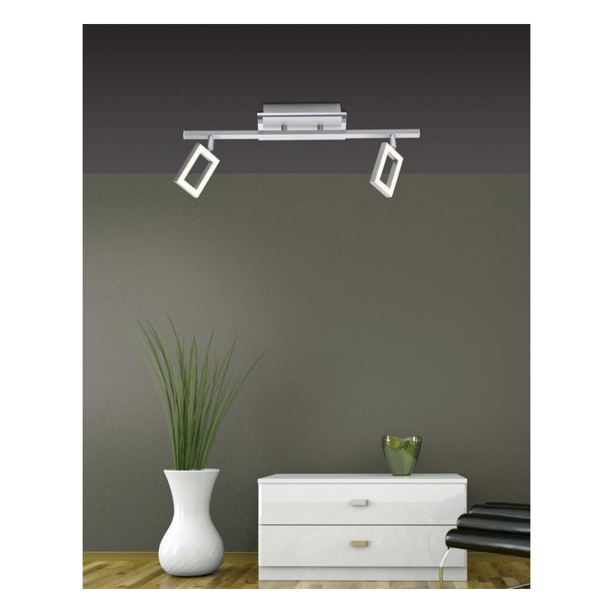 Paul Neuhaus 6958-55 - LED Oświetlenie punktowe INIGO 2xLED/4,2W/230V