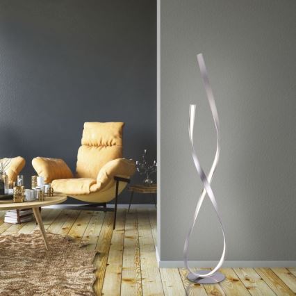 Paul Neuhaus 720-55 - LED Lampa podłogowa ściemnialna LINDA LED/27W/230V chrom błyszczący