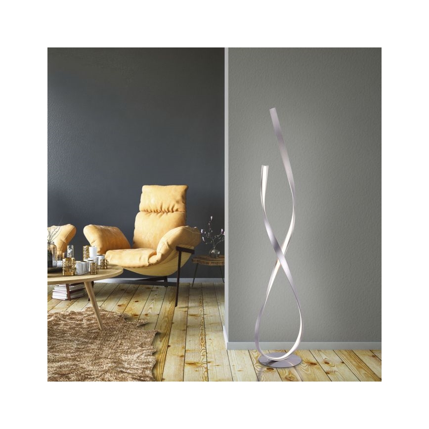 Paul Neuhaus 720-55 - LED Lampa podłogowa ściemnialna LINDA LED/27W/230V chrom błyszczący
