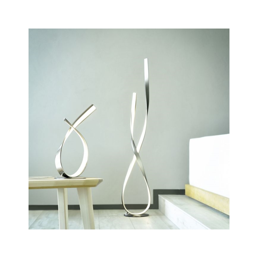 Paul Neuhaus 720-55 - LED Lampa podłogowa ściemnialna LINDA LED/27W/230V chrom błyszczący