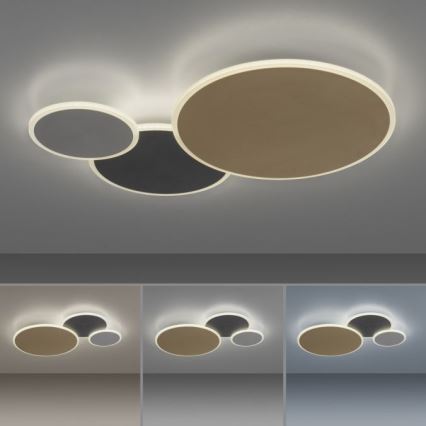 Paul Neuhaus 8007-70 - LED Plafon ściemnialny Q-PIATO LED/35W/230V 2700-5000K Wi-Fi + zdalne sterowanie