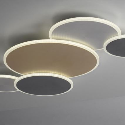 Paul Neuhaus 8008-70 - LED Plafon ściemnialny Q-PIATO LED/49W/230V 2700-5000K Wi-Fi + pilot zdalnego sterowania
