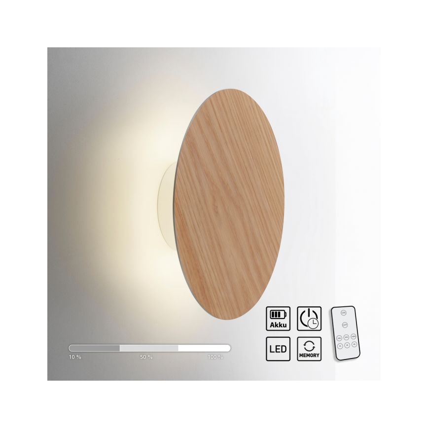 Paul Neuhaus 8153-79 - LED Ściemnialna lampa ścienna PUNTUA LED/1,3W/3,7V 2200 mAh + pilot DO