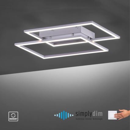 Paul Neuhaus 8192-55 - LED Plafon ściemnialny INIGO 2xLED/12W/230V