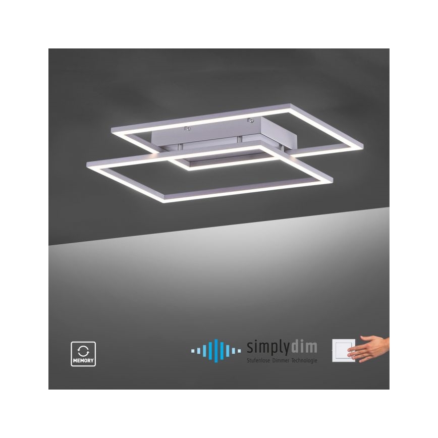 Paul Neuhaus 8192-55 - LED Plafon ściemnialny INIGO 2xLED/12W/230V