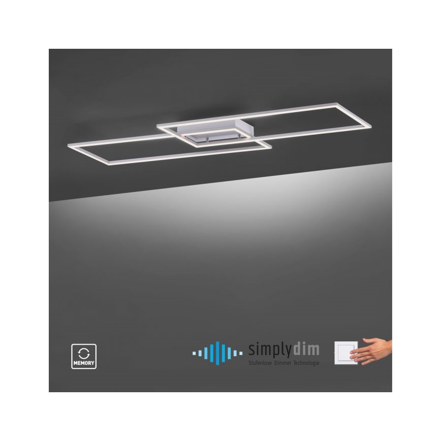 Paul Neuhaus 8194-55 - LED Ściemnialny żyrandol natynkowy INIGO 2xLED/20W/230V