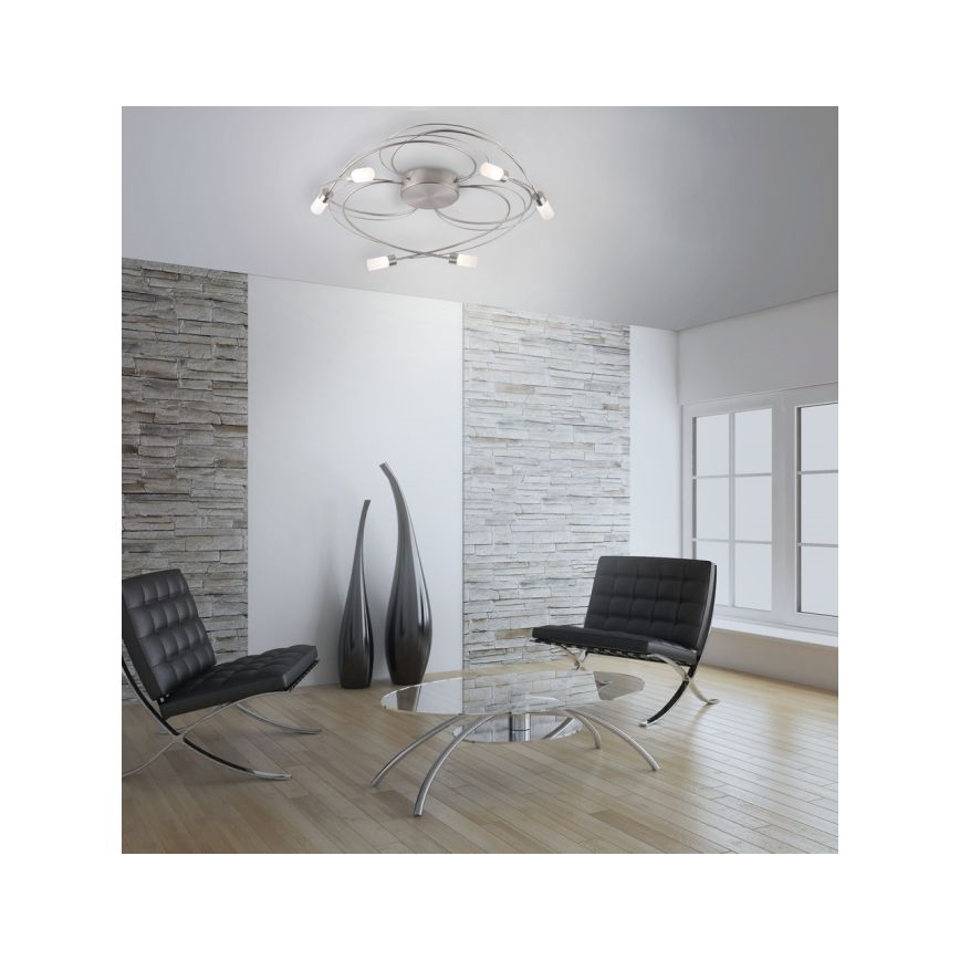 Paul Neuhaus 8250-55 - LED Ściemniany żyrandol natynkowy NELIA 6xLED/3W/230V