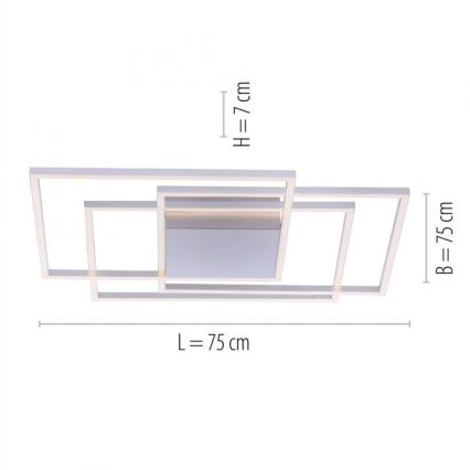 Paul Neuhaus 8256-55 - LED Plafon ściemnialny INIGO 3xLED/16W/230V