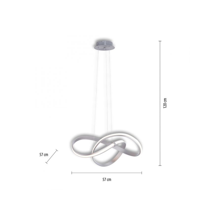 Paul Neuhaus 8291-55 - LED Żyrandol ściemnialny na lince MELINDA LED/30W/230V