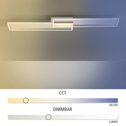 Paul Neuhaus 8371-55 - LED Plafon ściemnialny AMARA LED/40W/230V + pilot