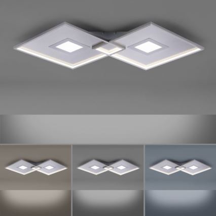 Paul Neuhaus 8378-55 - LED Plafon ściemnialny AMARA LED/45W/230V chrom błyszczący + zdalne sterowanie