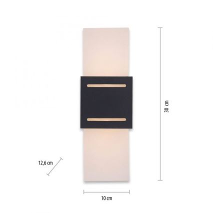 Paul Neuhaus 9007-13 - Kinkiet ORMA 1xG9/40W/230V czarny