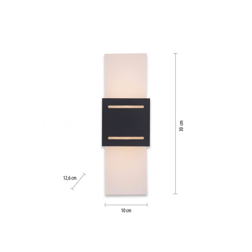 Paul Neuhaus 9007-13 - Kinkiet ORMA 1xG9/40W/230V czarny